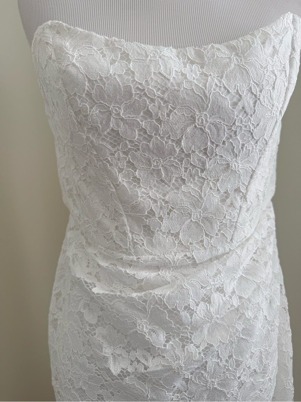 NEW Grace Loves Lace Joy Strapless Wedding Dress (L) and Joy Bolero Jacket (M) - Picture 14 of 16